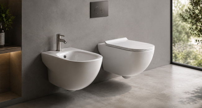 Wall-Hung Italian Toilet Pure